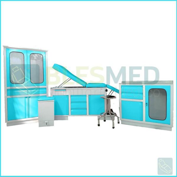 Juego De Consultorio ClarensColors azul turquesa