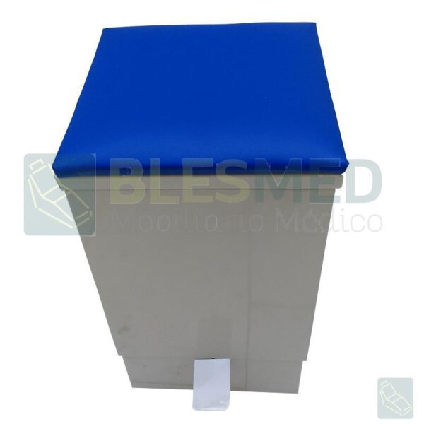 bote tapizado basurero con pedal