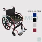 Silla De Ruedas Con Descansa Pies Desplegable