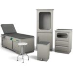 Juego De Consultorio LoungeArt blesmed con divan medico