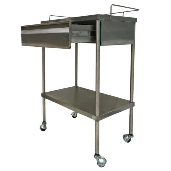 Mesa Pasteur Con Cajón Acero Inoxidable - Imagen 2
