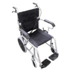 Silla de Ruedas De Traslado Respaldo Plegable