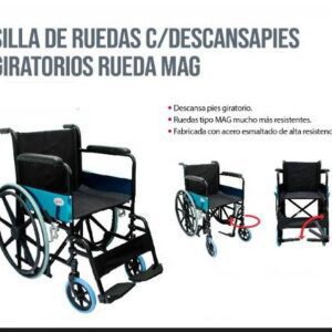 Ruedas tipo Mag mucho mas resistente Fabricado en acero esmaltada de alta resistencia