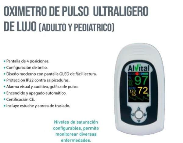 Oximetro de pulso Ultra Ligero - Imagen 2