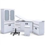 Juego De Consultorio Premium blanco Blesmed 5 piezas